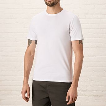 Luxe Stretch Jersey Slim Crew Neck Tee