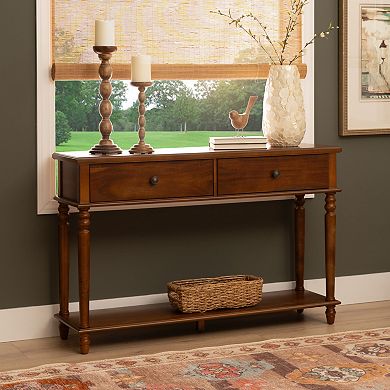 Linon Mcghie 2-Drawer Console Table