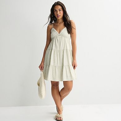 Juniors' Mary & Mo Tiered Dress