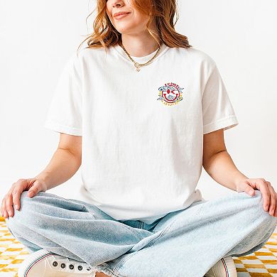 S.W. Smiley Sardines Can - Women's Garment Dyed Graphic T-Shirt