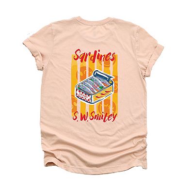 S.W. Smiley Sardines Can - Women's Short Sleeve Graphic T-Shirt