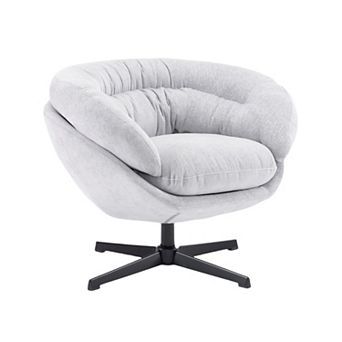Modern Chenille 360° Swivel Office Chair by Christopher Knight Home
