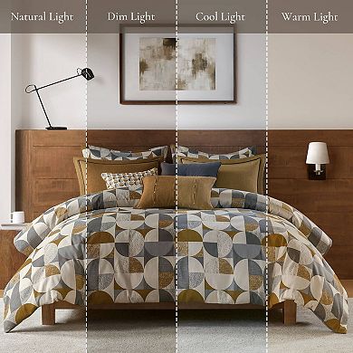 Madison Park Signature Cirque Jacquard Oversized Duvet-Style Comforter Set