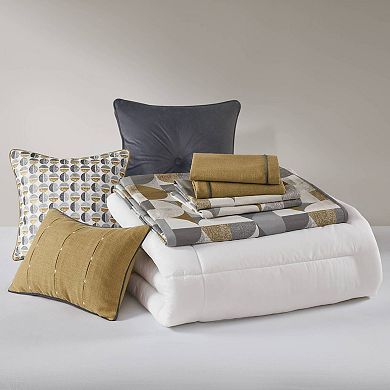 Madison Park Signature Cirque Jacquard Oversized Duvet-Style Comforter Set