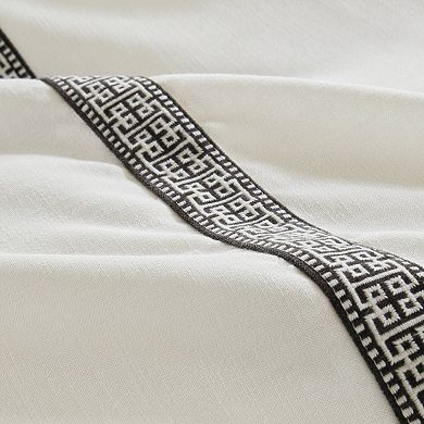 Madison Park Signature Javis Embroidery Oversized Duvet Style Comforter Set