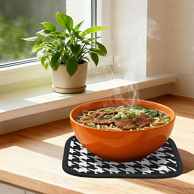 Oven Mitts and Pot Holders Sets 2Pcs, Heat Resistant Oven Mitts Set for Kitchen 10.6x7.1 inch