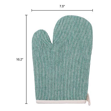 2Pcs Soft Oven Mitts, Heat-Resistant Cooking Gloves, Thick Lining, Gripping for Baking 10.2x7.5 inch