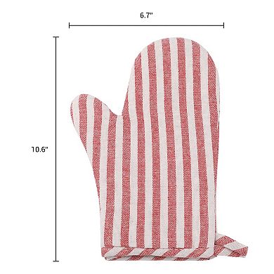 Soft Oven Mitts, Heat-Resistant Cooking Gloves, Thick Lining, Flexible Gripping 2Pcs 10.6x6.7 inch