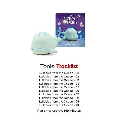 tonies Sleepy Whale Lullabies from the Ocean Tonie Figurine