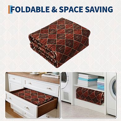 Washable Area Rugs Modern Bordered Floor Cover,Stain Resistant Easy Cleaning Throw Carpet