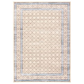 Washable Area Rugs Modern Bordered Floor Cover,Stain Resistant Easy Cleaning Throw Carpet