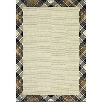 Washable Non-Slip Rug for Living Room,Modern Soft Low Pile Carpet,Thin Contemporary Accent Throw Rug