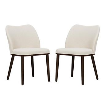 Dining Chairs Set of 2/4/6, Upholstered Dining Room Side Chair with Padded Seat and Wood Legs