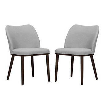 Dining Chairs Set of 2/4/6, Upholstered Dining Room Side Chair with Padded Seat and Wood Legs