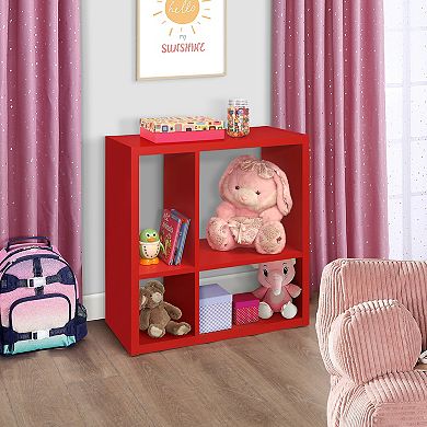 Kings Brand Furniture Katelyn 4-Cube Bookcase/Organizer