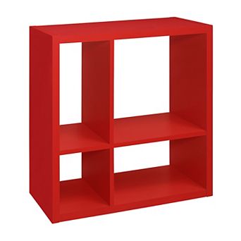 Kings Brand Furniture Katelyn 4-Cube Bookcase/Organizer