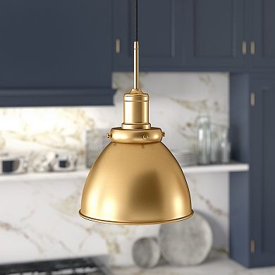 Finley & Sloane Madison Pendant Light Fixture with Metal Shade