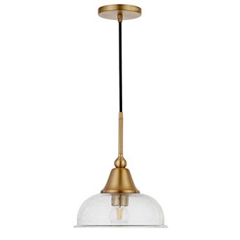 Finley & Sloane Magnolia Pendant Light Fixture with Glass Shade