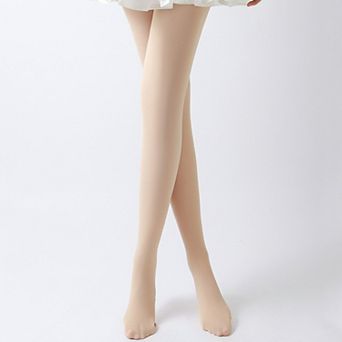 Women's Light-Leg Fleece-Lined Pantyhose with Smooth Skinlike Finish and Upgraded Anti-Snag Fabric