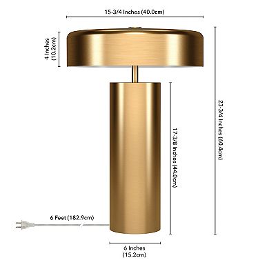 Finley & Sloane Nash Table Lamp with Metal Shade