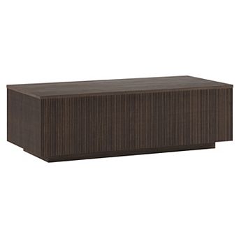 Finley & Sloane Reyes Rectangular Fluted Coffee Table