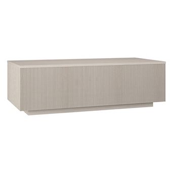 Finley & Sloane Reyes Rectangular Fluted Coffee Table