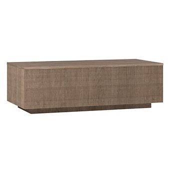 Finley & Sloane Reyes Rectangular Fluted Coffee Table