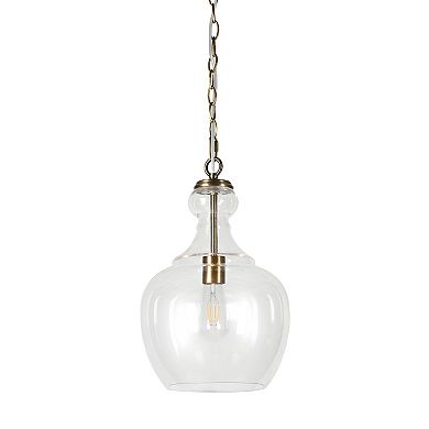 Finley & Sloane Verona Glass Shade Pendant Light Fixture