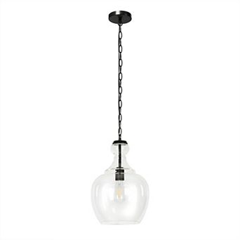 Finley & Sloane Verona Glass Shade Pendant Light Fixture