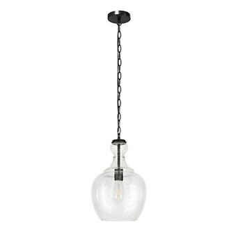 Finley & Sloane Verona Glass Shade Pendant Light Fixture