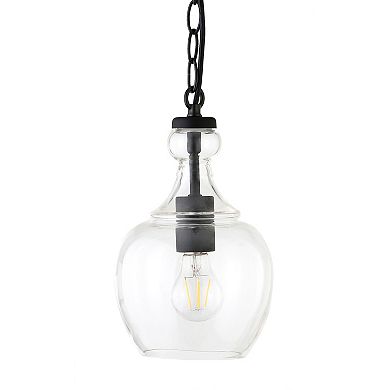 Finley & Sloane Verona Pendant Light Fixture with Glass Shade