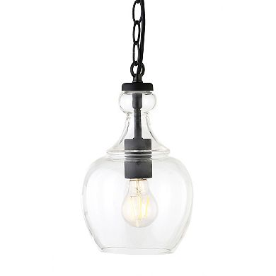 Finley & Sloane Verona Pendant Light Fixture with Glass Shade