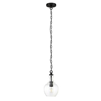 Finley & Sloane Verona Pendant Light Fixture with Glass Shade