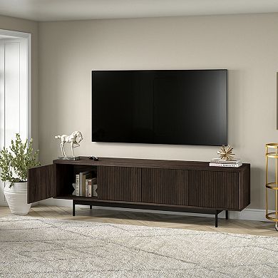 Finley & Sloane Whitman Rectangular Fluted TV Stand