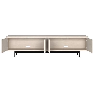Finley & Sloane Whitman Rectangular Fluted TV Stand