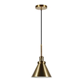 Finley & Sloane Zeno Pendant Light Fixture with Metal Shade