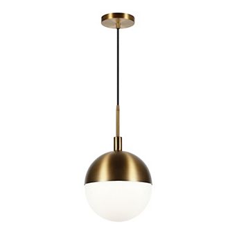 Finley & Sloane Orb Large Pendant Light Fixture with Glass Shade