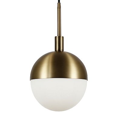Finley & Sloane Orb Large Pendant Light Fixture with Glass Shade