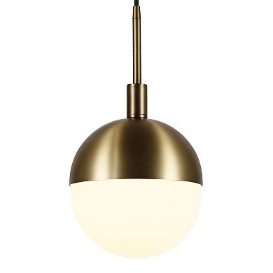 Finley & Sloane Orb Large Pendant Light Fixture with Glass Shade