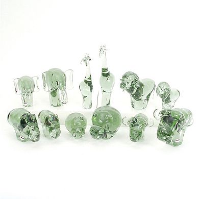 Recycled Glass Elephant