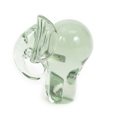 Recycled Glass Elephant