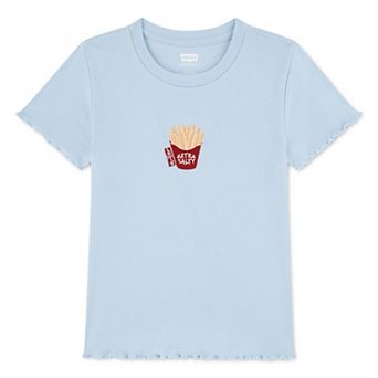 Girls 7-16 Levi's® Graphic Rib Knit Short Sleeve Baby Tee