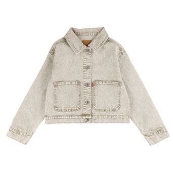 Girls 7-16 Levi's® Cropped Denim Trucker Jacket