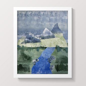 Mountain Trail Small Framed Print