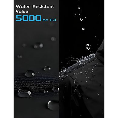 Men’s Hiking Softshell Jacket Windproof Water-Resistant with Fleece