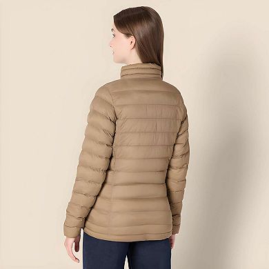 Women’s Water-Repellent Lightweight Puffer Jacket Ideal for Travel