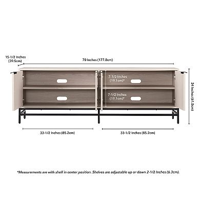 Finley & Sloane Campello Rectangular TV Stand for TVs up to 78 Inches
