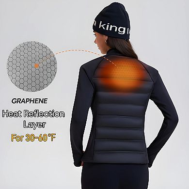 Lightweight Packable Quilted Down Jacket for Fall and Winter