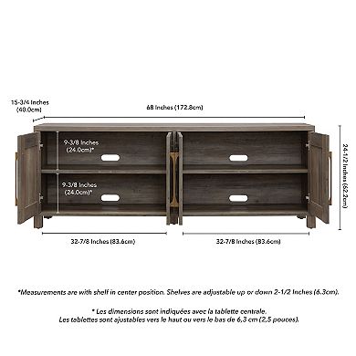 Finley & Sloane Chabot Rectangular TV Stand for TVs up to 75 Inches
