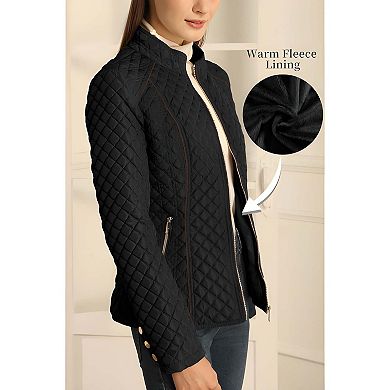 Women’s Spring & Winter Quilted Zip-Up Puffer Coat